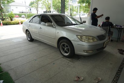 TOYOTA CAMRY ติดตั้ง K-6945 เครื่องเสียงรถยนต์ 2 din แอนดรอยด์แท้ ลื่น ๆ