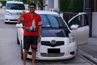 TOYOTA YARIS ติดตั้งเครื่องเสียงรถยนต์ 2 din KEVLAR K-2669 Android แท้ 
