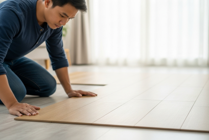 ปูกระเบื้องยางทับกระเบื้องยาง ด้วยตัวเองได้หรือไม่