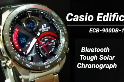 #Review Casio Edifice Bluetooth ToughSolar Chronograph รหัสรุ่น ECB-900DB