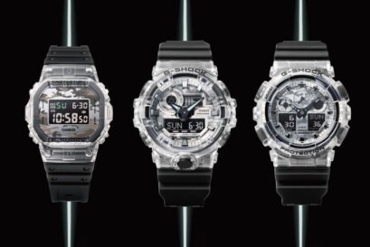 G-Shock Special color Skeleton Camo series DW-5600SKC-1, GA-700SKC-1 , and GA-100SKC-1 