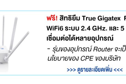 รายละเอียดเราเตอร์ไวไฟทรู