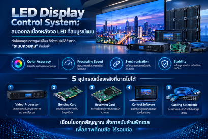  ระบบควบคุมจอแสดงผล LED