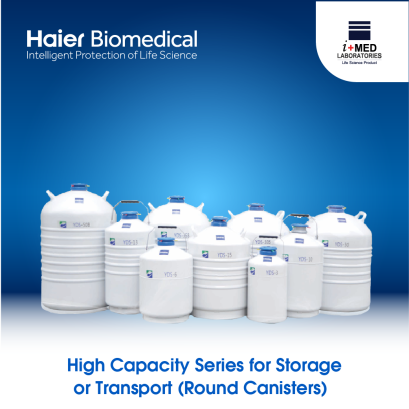High Capacity Series for Storage or Transport (Round Canisters)