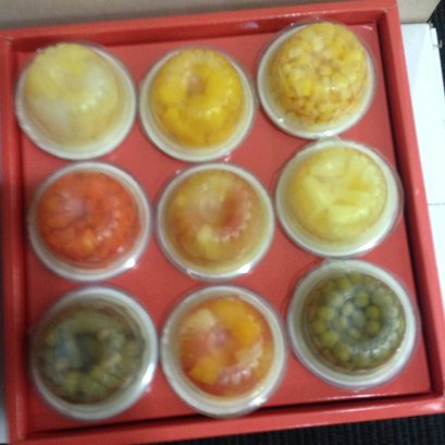 plastic cup fruits and vegetables