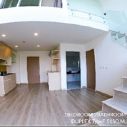 Duplex F (1 ห้องนอน 2 ห้องน้ำ)