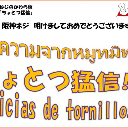 ねじの瓦版　ちょとつ猛信　年賀状号「2025年　勝手に抱負！」