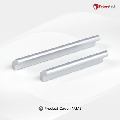 มือจับ (อะลูมิเนียม) สีอโนไดซ์ size 64,96,128 mm. 1AL15