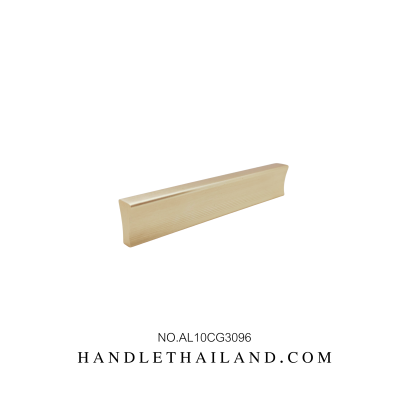 มือจับ (อะลูมิเนียม) วีลาย สีแชมเปญโกลด์ size. 96,128 mm. 1AL10CG3