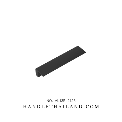 มือจับ (อะลูมิเนียม) ตัวเจ สีดำด้าน size 128,160,192,960 mm. 1AL13BL2