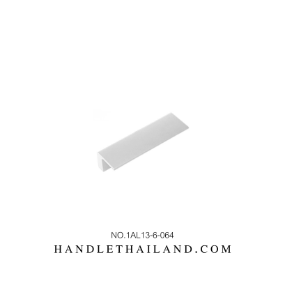 มือจับ (อะลูมิเนียม) ตัวเจ สีอโนไดซ์ 64,96,128,160 mm. 1AL13-6