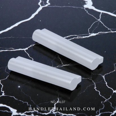 มือจับทรงขนมปัง (อะลูมิเนียม) สีอโนไดซ์ size.32,64,96,128,160,192 mm. 1AL07-6