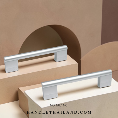 มือจับ (อะลูมิเนียม) อโนไดซ์ size 96,128,160,192, 224 mm. 1AL11-6