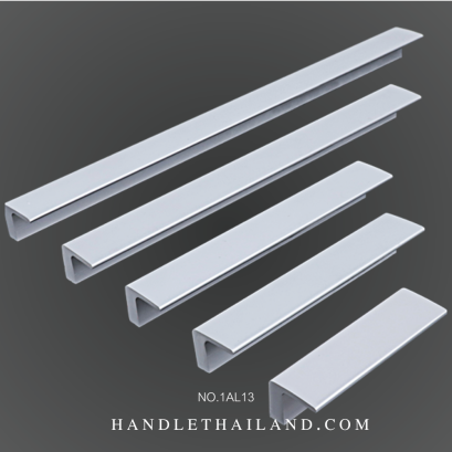 มือจับ (อะลูมิเนียม) สีอโนไดซ์ 64,96,128,160,256,960 mm. 1AL13-6