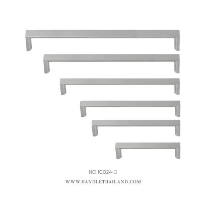 มือจับ ซิงค์อัลลอยด์ นิเกิลปัดเเฮร์ใลน์ (96, 128,160, 192, 256, 320 mm.) | 1C024-3