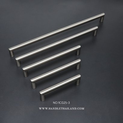 มือจับ ซิงค์อัลลอยด์ นิเกิลปัดเเฮร์ใลน์ (128,160, 256 mm.) | 1C025-3