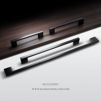มือจับอลูมิเนียม สีดำ (96,128,192,320mm.) | 1C031009