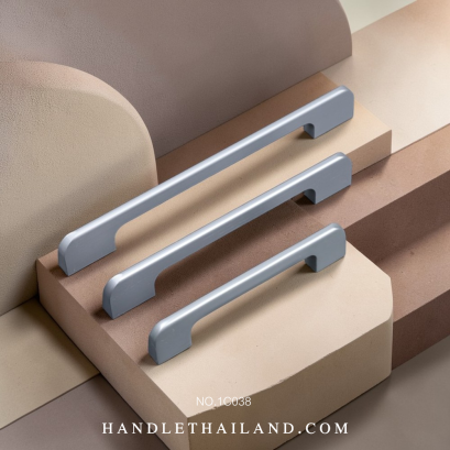 มือจับทรงตัวซี (อะลูมิเนียม) อโนไดซ์ size 96,128,160mm. 1C038-6