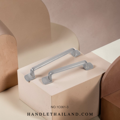 มือจับ (ซิงค์) นิกเกิลปัดแฮร์ไลน์ size 96,128 mm. 1C061-3