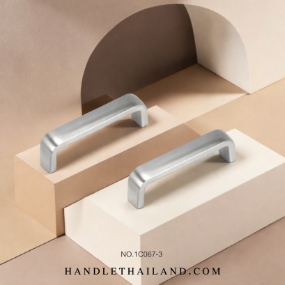 มือจับทรงตัวยู (ซิงค์) นิเกิลปัดเเฮร์ใลน์ 64 mm. 1C067-3-064