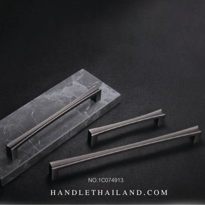 มือจับ (ซิงค์) สีดำ-เงิน แฮร์ไลน์ size 128,192,256 mm. 1C074