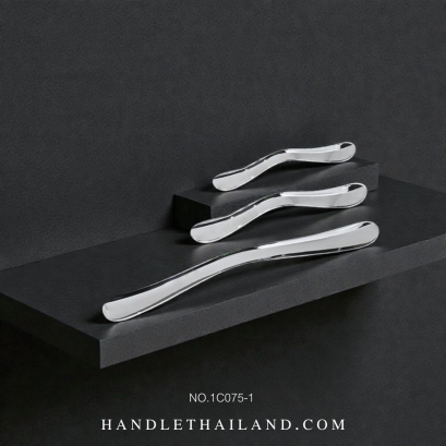 มือจับ (ซิงค์) โครเมียมเงา size 96,128,160 mm. 1C075-1
