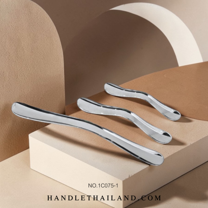 มือจับ (ซิงค์) โครเมียมเงา size 96,128,160 mm. 1C075-1