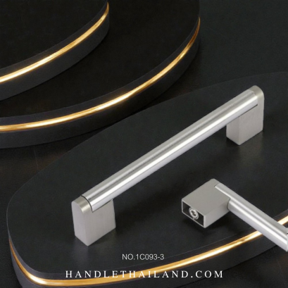 มือจับ (สแตนเลส) ปัดแฮร์ไลน์ size 96,128,160,192,320 mm. 1C093-3