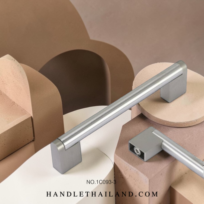 มือจับ (สแตนเลส) ปัดแฮร์ไลน์ size 96,128,160,192,320 mm. 1C093-3