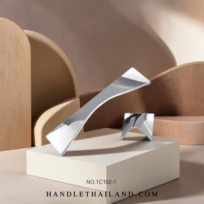 เซตมือจับ (ซิงค์) โครเมียมเงา size 16,96 mm. 1C102-1