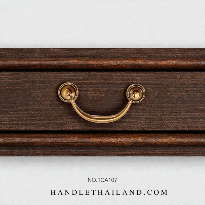 มือจับโบราณ (ซิงค์) สีกาแฟ 96x20 mm.1CA107CFG096