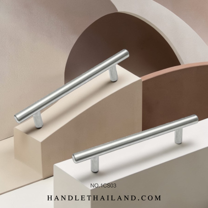 มือจับ (สแตนเลส) size 64,96,128,192,352,488 mm. 1CS03