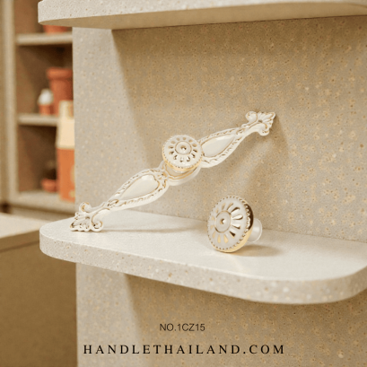 เซตมือจับ ปุ่มจับ (เซรามิก) 1CZ15WHG