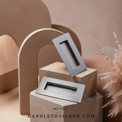 มือจับฝัง (สแตนเลส) แฮร์ไลน์ 102 mm. 1FS11