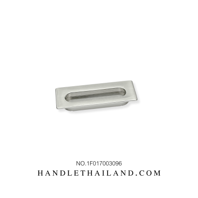 มือจับฝัง (ซิงค์) สีนิกเกิลปัดแฮร์ไลน์ 192x201 mm. 1F0170