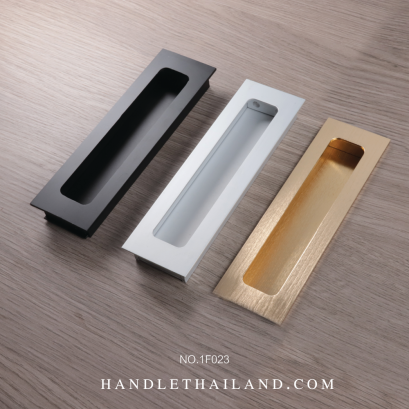 มือจับฝัง (อะลูมิเนียม) หลากสี size 64,96,128,160,192 mm. 1F023