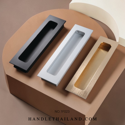 มือจับฝัง (อะลูมิเนียม) หลากสี size 64,96,128,160,192 mm. 1F023