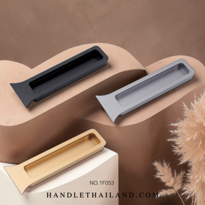 มือจับฝัง (อะลูมิเนียม) หลากสี 55x160 mm. 1F053