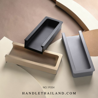 มือจับฝัง (อะลูมิเนียม) หลากสี 40x100 mm. 1F054
