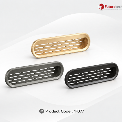 Futuretech มือจับเฟอร์นิเจอร์ แบบฝัง Cabinet Handle สำหรับตู้ครัว ตู้เสื้อผ้า ตู้ลิ้นชัก รุ่น 1F077