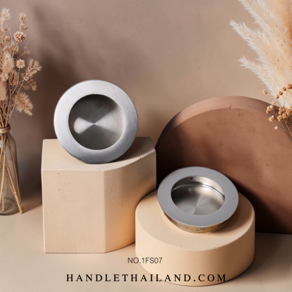 มือจับฝัง (สแตนเลส) size 35,60 mm. 1FS07