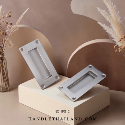 มือจับฝัง (สแตนเลส) แฮร์ไลน์ 102 mm. 1FS12