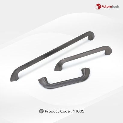 Futuretech มือจับเฟอร์นิเจอร์ Cabinet Handle สำหรับตู้ครัว ตู้เสื้อผ้า ตู้ลิ้นชัก สีดำเมทัลลิค รุ่น 1H005
