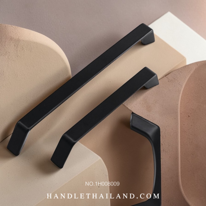มือจับ (อะลูมิเนียม) สีดำ Size 96,128,192&nbsp;mm. 1H008009