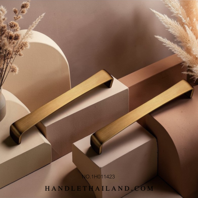 มือจับ (ซิงค์) สีกาแฟแฮร์ไลน์ size 128,320 mm. 1H01142