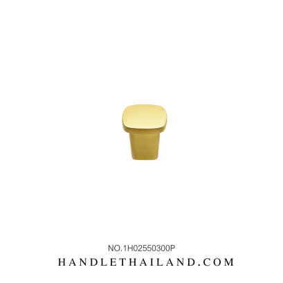 ปุ่มจับ (ซิงค์) สีทองแฮร์ไลน์,ดำแฮร์ไลน์ 27x28 mm. 1H025