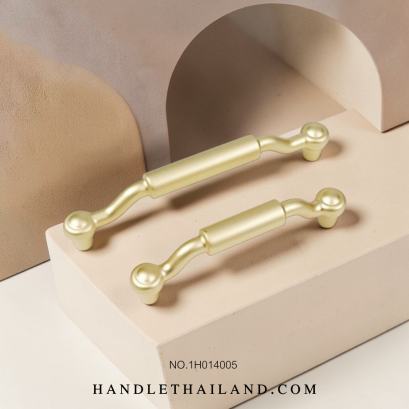 มือจับ (ซิงค์) สีทองมุก size 96,128 mm. 1H0140