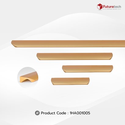 Futuretech มือจับเฟอร์นิเจอร์ Cabinet Handle สำหรับตู้ครัว ตู้เสื้อผ้า ตู้ลิ้นชัก สีทอง สีดำเมทัลลิค รุ่น 1HA001