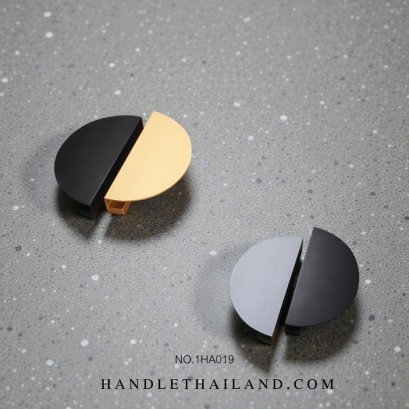 มือจับอะลูมิเนียม สีทอง,ดำ,เทา Size 64 mm.