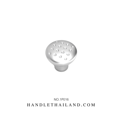 Futuretech ปุ่มจับ โครเมียมเงา (ซิงค์) 28x23 mm.